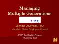 Managing Multiple Generations PowerPoint PPT Presentation