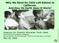 Why We Need No Child Left Behind In California. And How On Earth Does It Work PowerPoint PPT Presentation