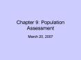Chapter 9: Population Assessment PowerPoint PPT Presentation