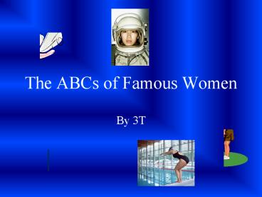The ABCs of Famous Women