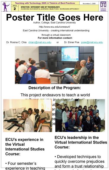 Poster Title Goes Here