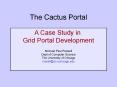 The Cactus Portal PowerPoint PPT Presentation