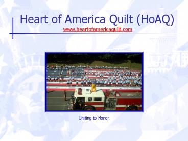 Heart of America Quilt HoAQ www.heartofamericaquilt.com