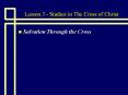 Lesson 3 Studies in The Cross of Christ PowerPoint PPT Presentation