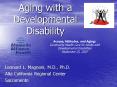 Aging with a Developmental Disability PowerPoint PPT Presentation