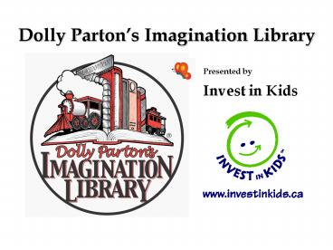 Dolly Partons Imagination Library