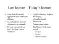 Last lecture Todays lecture PowerPoint PPT Presentation