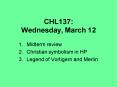 CHL137: Wednesday, March 12 PowerPoint PPT Presentation