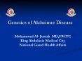 Genetics of Alzheimer Disease PowerPoint PPT Presentation