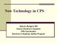 New Technology in CPS PowerPoint PPT Presentation