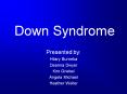 Down Syndrome PowerPoint PPT Presentation
