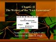 Chapter 11 The Writers of the  PowerPoint PPT Presentation