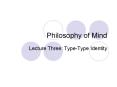 Philosophy of Mind PowerPoint PPT Presentation