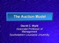 The Auction Model