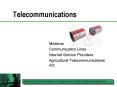 Telecommunications PowerPoint PPT Presentation