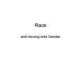 Race PowerPoint PPT Presentation