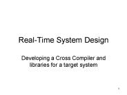 RealTime System Design
