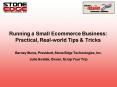 Running a Small Ecommerce Business: Practical, Realworld Tips PowerPoint PPT Presentation