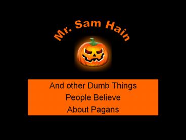 And other Dumb Things