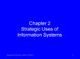 Chapter 2 Strategic Uses of Information Systems PowerPoint PPT Presentation