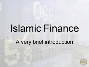 Islamic Finance