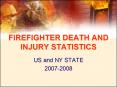 FIREFIGHTER DEATH AND INJURY STATISTICS PowerPoint PPT Presentation