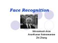 Face Recognition PowerPoint PPT Presentation