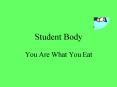 Student Body PowerPoint PPT Presentation