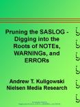 Pruning the SASLOG PowerPoint PPT Presentation