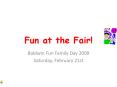 Fun at the Fair PowerPoint PPT Presentation