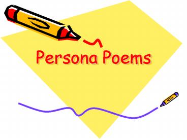 Persona Poems