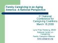 Family Caregiving in an Aging America: A National Perspective PowerPoint PPT Presentation