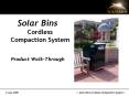 Solar Bins Cordless Compaction System PowerPoint PPT Presentation