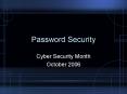 Password Security PowerPoint PPT Presentation