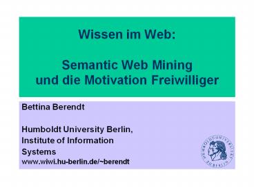 die Seminargruppen, die am EDOC-Projekt mitgearbeitet habe