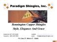 Paradigm Shingles, Inc. PowerPoint PPT Presentation