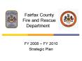Fairfax County Fire and Rescue Department PowerPoint PPT Presentation