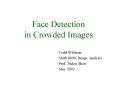 Face Detection in Crowded Images PowerPoint PPT Presentation