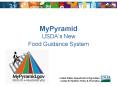 MyPyramid USDAs New Food Guidance System PowerPoint PPT Presentation
