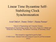 Linear Time Byzantine SelfStabilizing Clock Synchronization