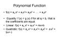 Polynomial Function PowerPoint PPT Presentation