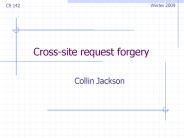 Crosssite request forgery