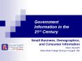 Government Information in the 21st Century PowerPoint PPT Presentation