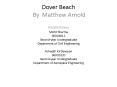 Dover Beach By Matthew Arnold PowerPoint PPT Presentation