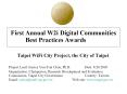 First Annual W2i Digital Communities Best Practices Awards PowerPoint PPT Presentation