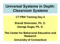 Universal Systems in Depth: Classroom Systems PowerPoint PPT Presentation