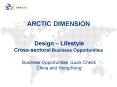 ARCTIC DIMENSION Design Lifestyle Crosssectoral Business Opportunities PowerPoint PPT Presentation