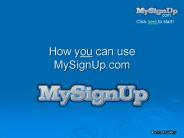 How you can use MySignUp.com
