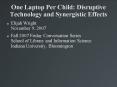 One Laptop Per Child: Disruptive Technology and Synergistic Effects PowerPoint PPT Presentation
