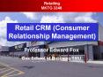 Retail CRM Consumer Relationship Management PowerPoint PPT Presentation